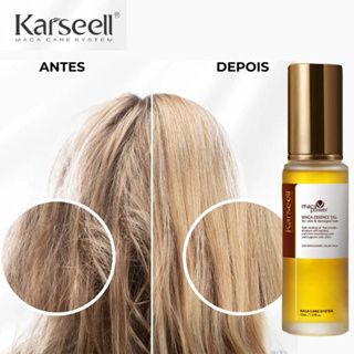 Karseell- Maca Essence Oil 50ml & Hair Repair Collagen 500ml Combo- Hair Repair Treatment for Dry, Damaged & Frizzy Hair