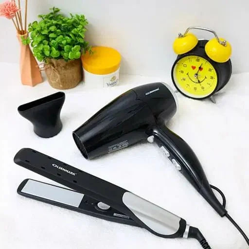 **2-in-1 Hair Styler Kit – Professional Hair Straightener & Curler for Smooth, Stylish Hair**