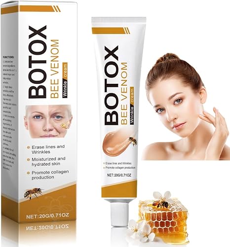 **OUHOE Bee Venom Wrinkle Cream – Anti-Aging Face Moisturizer for Fine Lines & Smooth-Looking Skin**
