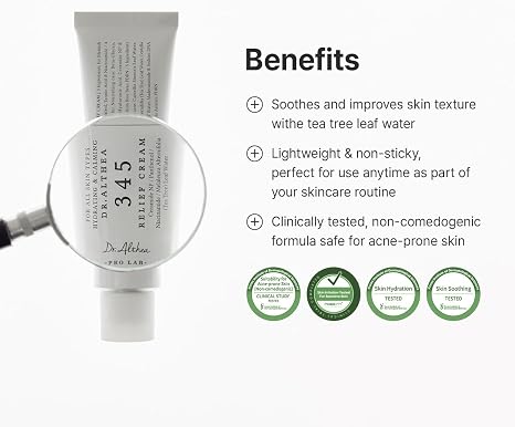 **Dr. Althea 345 Relief Cream  – Soothing Korean Face Cream for Dry & Sensitive Skin**