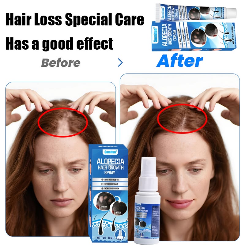 **Sumifun Hair Growth Cream 40ml – 2 Pack (20ml + 20ml) Herbal Scalp Care Cream**