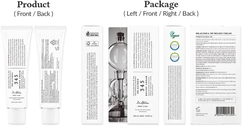 **Dr. Althea 345 Relief Cream  – Soothing Korean Face Cream for Dry & Sensitive Skin**