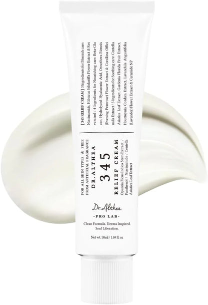 **Dr. Althea 345 Relief Cream  – Soothing Korean Face Cream for Dry & Sensitive Skin**