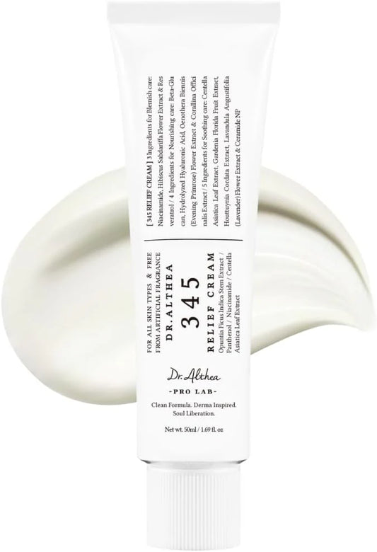 **Dr. Althea 345 Relief Cream  – Soothing Korean Face Cream for Dry & Sensitive Skin**