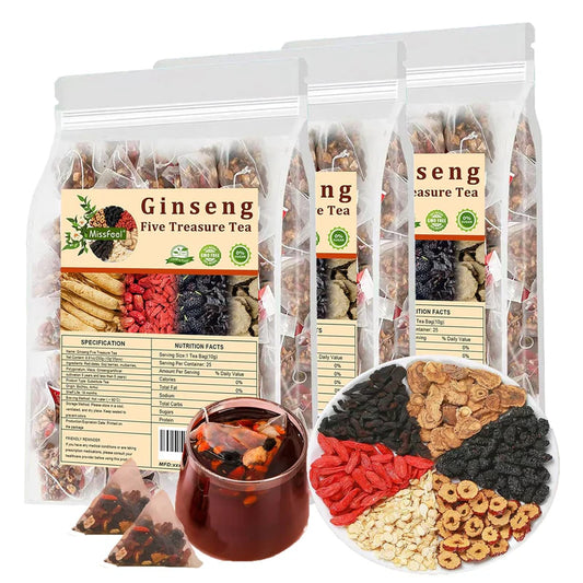 **Ginseng Five Treasure Herbal Tea UAE – Traditional Ginseng Tea Blend for Daily Wellness**