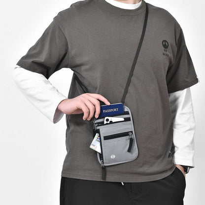 **Multi-Functional Travel Passport Bag – Compact Document Organizer for Passport, Cards, Cash & Travel Essentials**