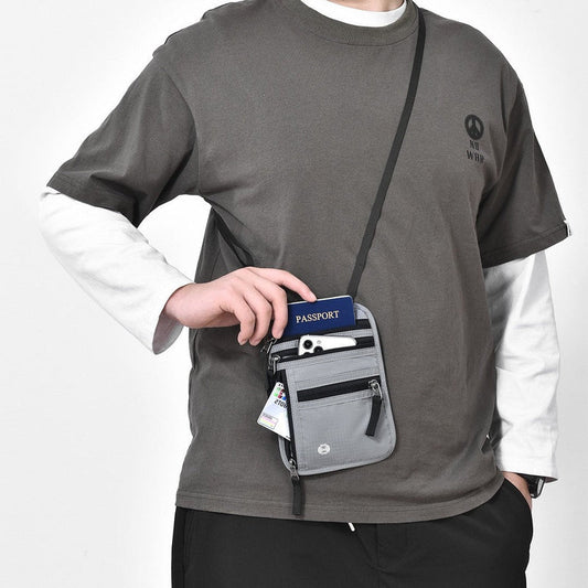 **Multi-Functional Travel Passport Bag – Compact Document Organizer for Passport, Cards, Cash & Travel Essentials**