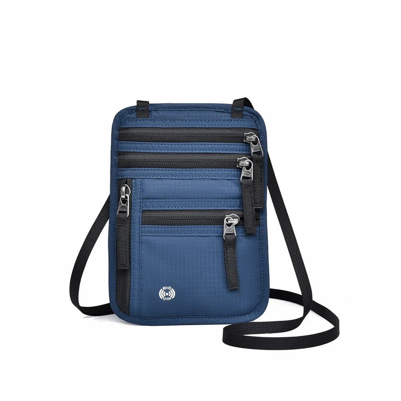 **Multi-Functional Travel Passport Bag – Compact Document Organizer for Passport, Cards, Cash & Travel Essentials**