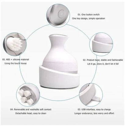 **Electric Scalp & Body Massager – Handheld Head Massage Device for Scalp, Neck & Muscle Relaxation**
